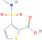 3-[(Methylamino)sulfonyl]thiophene-2-carboxylic Acid