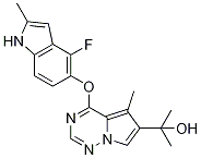 4-(4-氟-2-甲基-1H-吲哚-5-氧基)-ALPHA,ALPHA,5-三甲基吡咯并[2,1-F][1,2,4]三嗪-6-甲醇