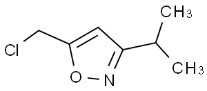 Isoxazole, 5-(chloromethyl)-3-(1-methylethyl)- (9CI)