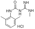 1-(2,6-dimethylphenyl)-3-[imino(methylamino)methyl]uronium chloride