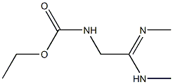 ethyl amidinomethylcarbamate, dimethyl derivative