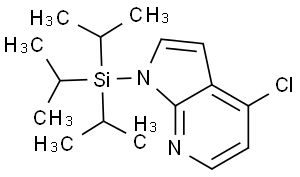 4-氯-1-[三(甲基乙基)硅酯]-1H-吡咯并[2,3-B]吡啶