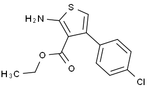 2-氨基-4-(4-氯苯基)-3-甲酸乙酯基噻吩