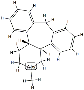 trans-2,3,4,4a,9,13b-hexahydro-2-methyl-1H-dibenzo[3,4:6,7]cyclohepta[1,2c]pyridine