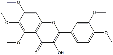 2-(3,4-dimethoxyphenyl)-3-hydroxy-5,6,7-trimethoxy-4H-chromen-4-one