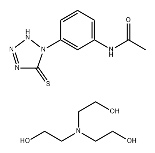 N-[3-(2,5-dihydro-5-thioxo-1H-tetrazol-1-yl)phenyl]acetamide, compound with 2,2',2''-nitrilotris[ethanol] (1:1)