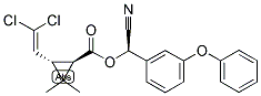 Alpha-cyano-3-phenoxy-benzyl 3-(2,2-dichlorovinyl)-2,2-dimethylcyclopropanecarboxylate