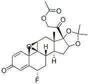 21-(Acetyloxy)-9β,11β-epoxy-6α-fluoro-16α,17-[1-methylethylidenebis(oxy)]pregna-1,4-diene-3,20-dione