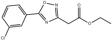 [5-(3-chloro-phenyl)-[1,2,4]oxadiazol-3-yl]-acetic acid ethyl ester