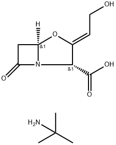 [2R-(2alpha,3Z,5alpha)]-3-(2-hydroxyethylidene)-7-oxo-4-oxa-1-azabicyclo[3.2.0]heptane-2-carboxylic acid, compound with tert-butylamine (1:1)