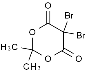 5,5-二溴-2,2-二甲基-4,6-二酮-1,3-二氧杂环己烷