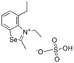 ethyl 3-ethyl-2-methylbenzoselenazolium sulphate