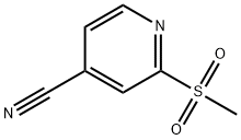 4-Pyridinecarbonitrile, 2-(methylsulfonyl)-