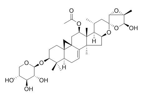 glucopyranosyloxy)methyl]-2,3-dihydro-2-(1-hydroxy-1-methylethyl)-4-methoxy-,(2S)-