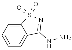 3-肼基-1,2-苯并异噻唑 1,1-二氧化物