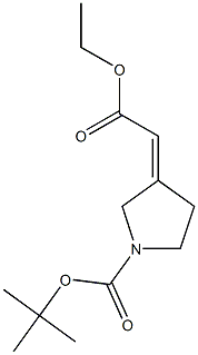 tert-butyl (3Z)-3-(2-ethoxy-2-oxoethylidene)pyrrolidine-1-carboxylate