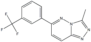 3-METHYL-6-(3-[TRIFLUOROMETHYL]PHENYL)-1,2,4-TRIAZOLO-(4,3-B)PYRIDAZINE