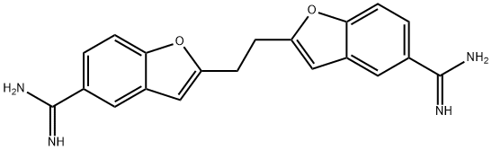 1,2-di(5-amidino-2-benzofuranyl)ethane