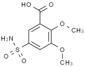 2,3-二甲氧基-5-氨磺酰基苯甲酸