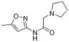 1-Pyrrolidineacetamide, N-(5-methyl-3-isoxazolyl)-