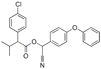 2-(p-Chlorophenyl)-2-isopropylacetic acid cyano(p-phenoxyphenyl)methyl ester