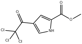 1H-Pyrrole-2-carboxylic acid, 4-(2,2,2-trichloroacetyl)-, methyl ester