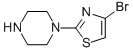 4-BROMO-2-(PIPERAZIN-1-YL)THIAZOLE