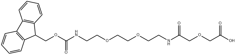 2-{[(2-{2-[2-({[(9H-fluoren-9-yl)methoxy]carbonyl}amino)ethoxy]ethoxy}ethyl)carbamoyl]methoxy}acetic acid