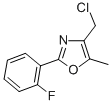 4-CHLOROMETHYL-2-(2-FLUORO-PHENYL)-5-METHYL-OXAZOLE