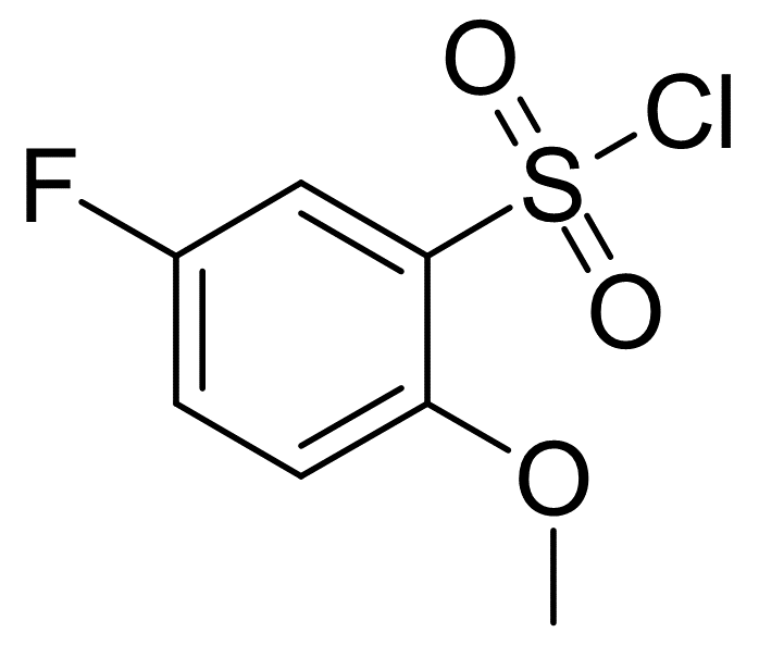 Benzenesulonyl chloride, 5-fluoro-2-methoxy-(9CI)