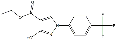 ethyl 3-hydroxy-1-(4-(trifluoromethyl)phenyl)-1H-pyrazole-4-carboxylate