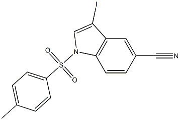 3-碘-1-甲苯磺酰-1H-吲哚-5-甲腈