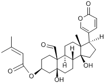 5,14-Dihydroxy-3β-[(3-methyl-1-oxo-2-butenyl)oxy]-19-oxo-5β-bufa-20,22-dienolide