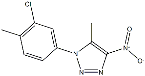 1-(3-chloro-4-methylphenyl)-5-methyl-4-nitro-1H-1,2,3-triazole