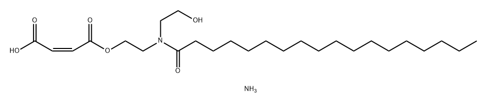 2-Butenedioic acid (2Z)-, mono(2-((2-hydroxyethyl)(1-oxooctadecyl)amino)ethyl) ester, monoammonium salt