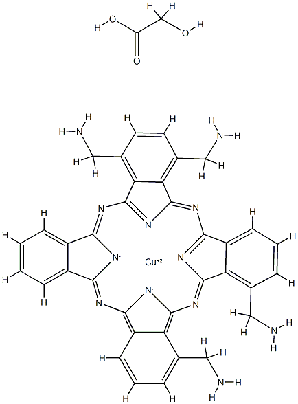 [29H,31H-phthalocyaninetetramethylaminato(2-)-N29,N30,N31,N32]copper tetrakis(hydroxyacetate)