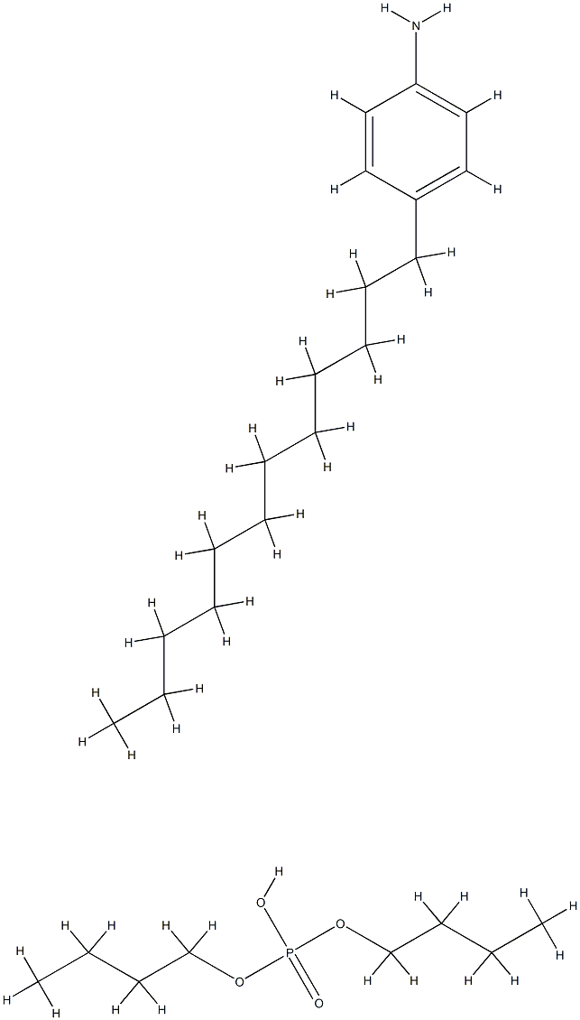 dibutyl hydrogen phosphorate, compound with 4-tetrapropyleneaniline (1:1)