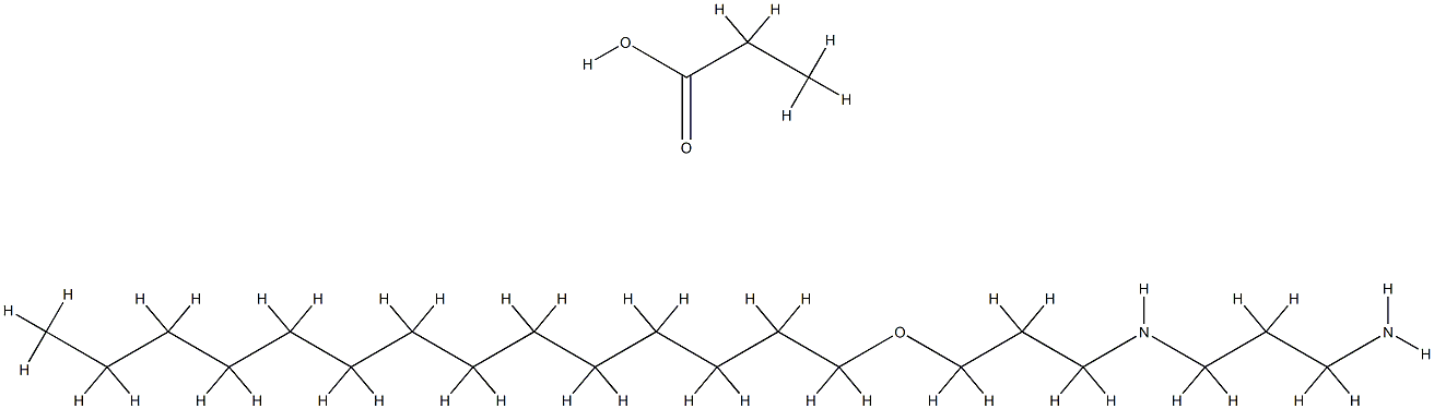 propionic acid, compound with N-[3-(tetradecyloxy)propyl]propane-1,3-diamine