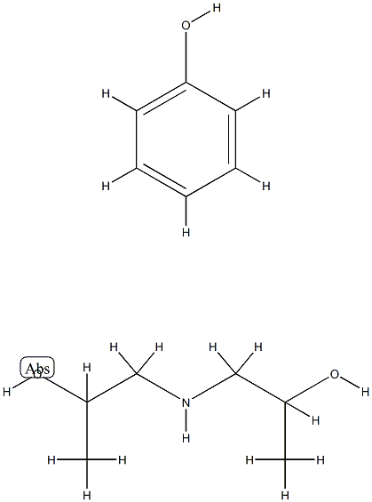 phenol, compound with 1,1'-iminobis[propan-2-ol] (1:1)