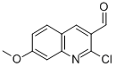 2-CHLORO-7-METHOXY-QUINOLINE-3-CARBALDEHYDE