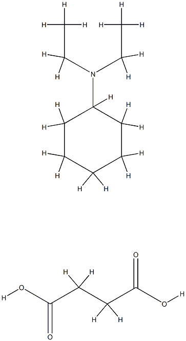 succinic acid, compound with N,N-diethylcyclohexylamine (1:1)