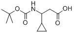 3-TERT-BUTOXYCARBONYLAMINO-3-CYCLOPROPYL-PROPIONIC ACID