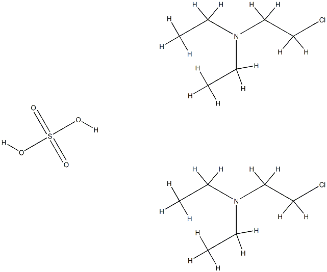 2-chloroethyl(diethyl)ammonium sulphate (2:1)