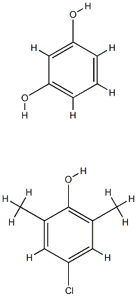 Resorcinol, 4-chloro-2,6-dimethylolphenol condensation product