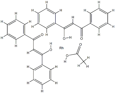 (acetato-O)bis(1,3-diphenylpropane-1,3-dionato-O,O')rhodium