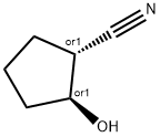 trans-2-Hydroxycyclopentane-1-carbonitrile