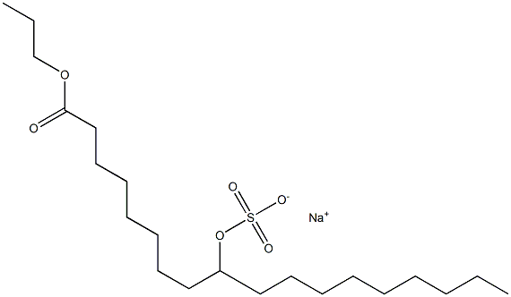 Sodium propyl 9(or 10)-(sulfooxy)stearate