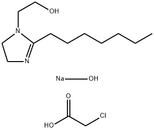 2-氯乙酸与2-庚基-4,5-二氢-1H-咪唑-1-乙醇和氢氧化钠的反应产物