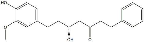 (5R)-5-hydroxy-7-(4''-hydroxy-3''-methoxyphenyl)-1-phenyl-3-heptanone