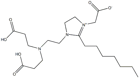 dihydrogen 1-[2-[bis(2-carboxylatoethyl)amino]ethyl]-3-(carboxylatomethyl)-2-heptyl-4,5-dihydro-1H-imidazolium